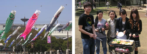 法律経済専門学校・留学生ライフ「入学後の特別行事は葛西臨海公園でのバーベキューでした。」