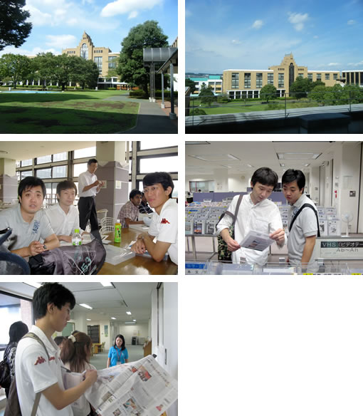 法律経済専門学校・留学生ライフ「駿河台大学バス見学会」